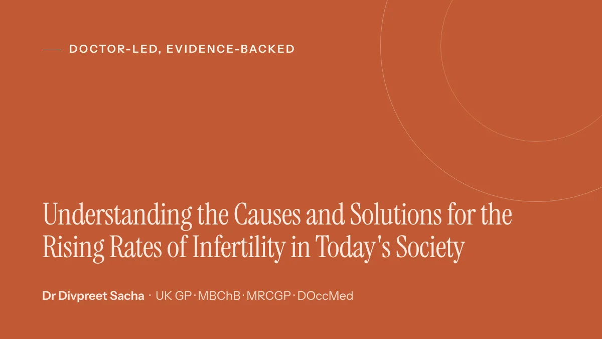 Understanding the Causes and Solutions for the Rising Rates of Infertility in Today's Society